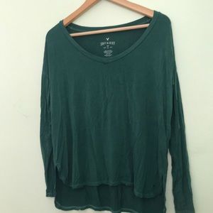 Teal American Eagle soft & sexy t shirt.